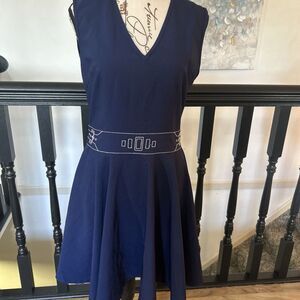 Omeya WL Dress Womens Size Med Blue Dress‎